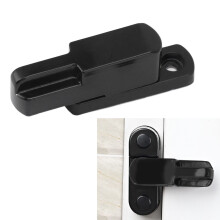 Durable Anti-Theft Aluminum Window Sash Lock - Black T-Type Design