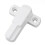 Durable White T Shape Window Latch - Anti Theft Aluminum Security 14