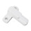 Durable White T Shape Window Latch - Anti Theft Aluminum Security 16