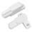 Durable White T Shape Window Latch - Anti Theft Aluminum Security 9