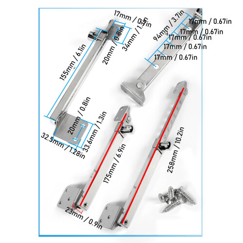 Safety Casement Window Fitting Aluminum Hinge for Home 02 Models 1