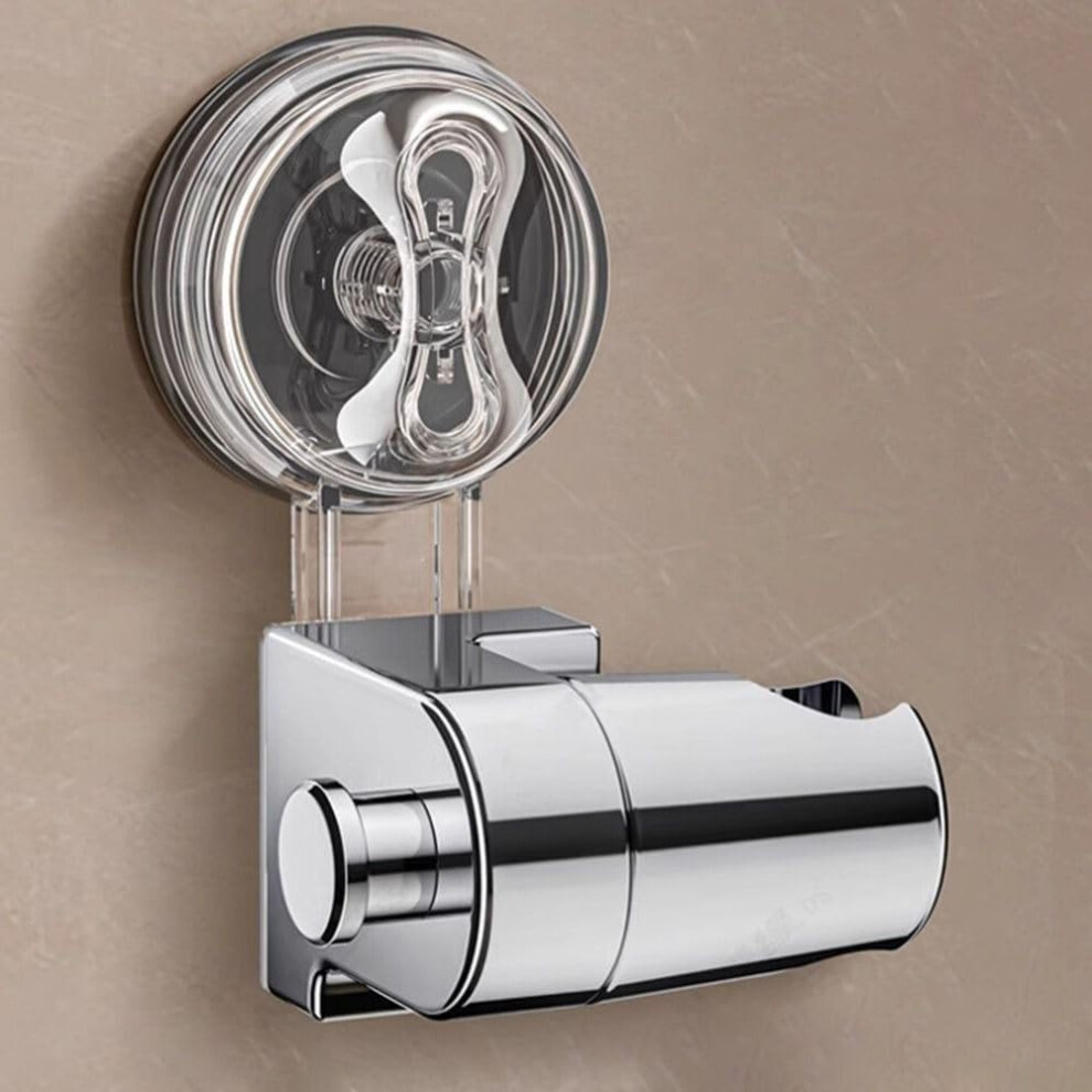 Suction Cup Shower Head Holder Adjustable Shower Head Stand For Bathroom, Universal Fit, No-Drill Install 9393856236305