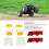 RC Light Plastic Shell for A86 Car High Temp Resistant Scratch Free 8Pcs 5