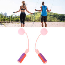 Pinkes, gewichtetes, kabelloses Springseil für Männer, Frauen und Kinder, 173 g, Fitness