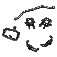 Black Gold Brass RC Steering Cup Kit for 1/18 TRX4M Traxxas