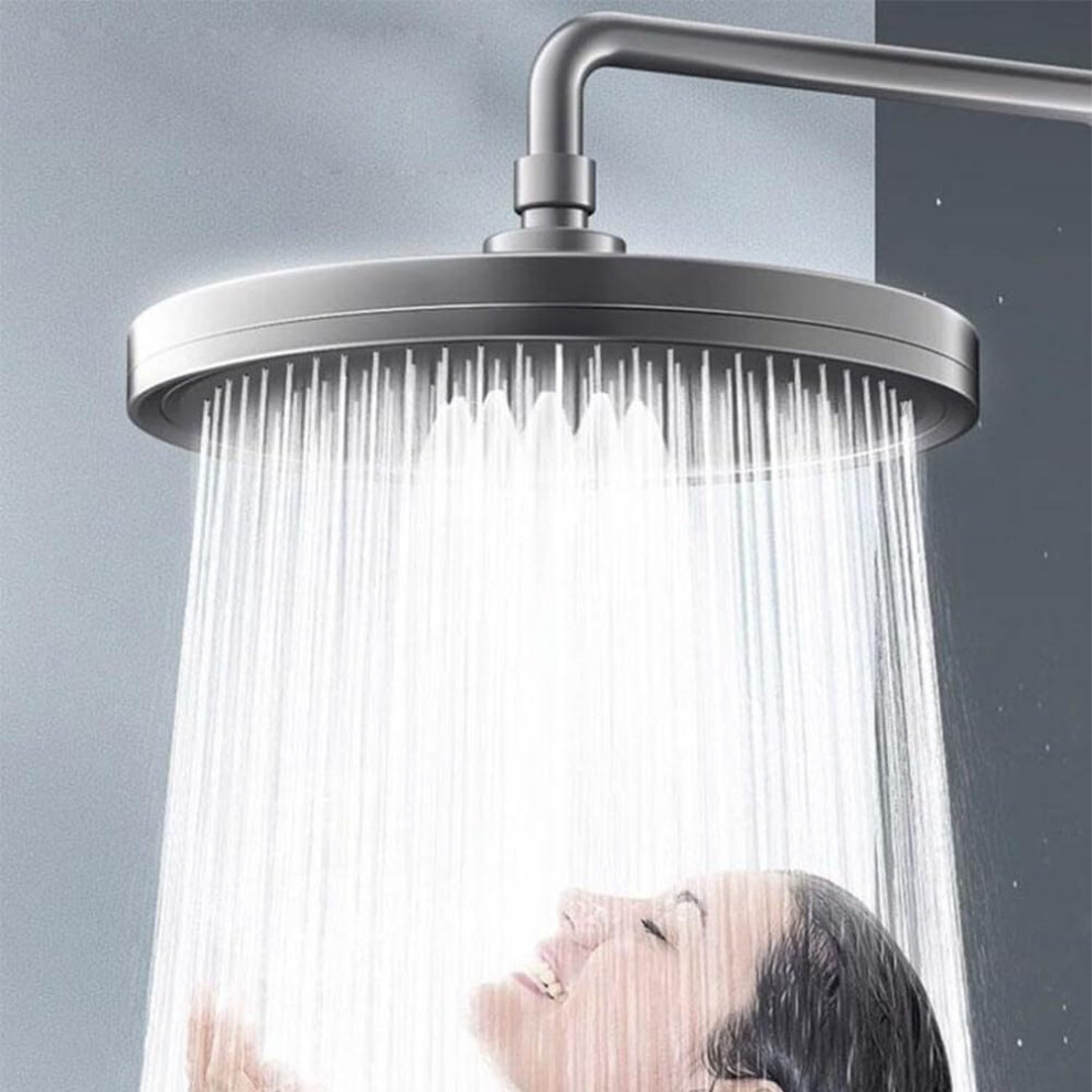 Large Flow 230Mm Shower Head 6 Modes High-Pressure Immersive Shower Experience Silver 9084446332919