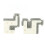 Windproof ABS Window Lock Stopper 88 Type Dustproof Sealing Lock 6