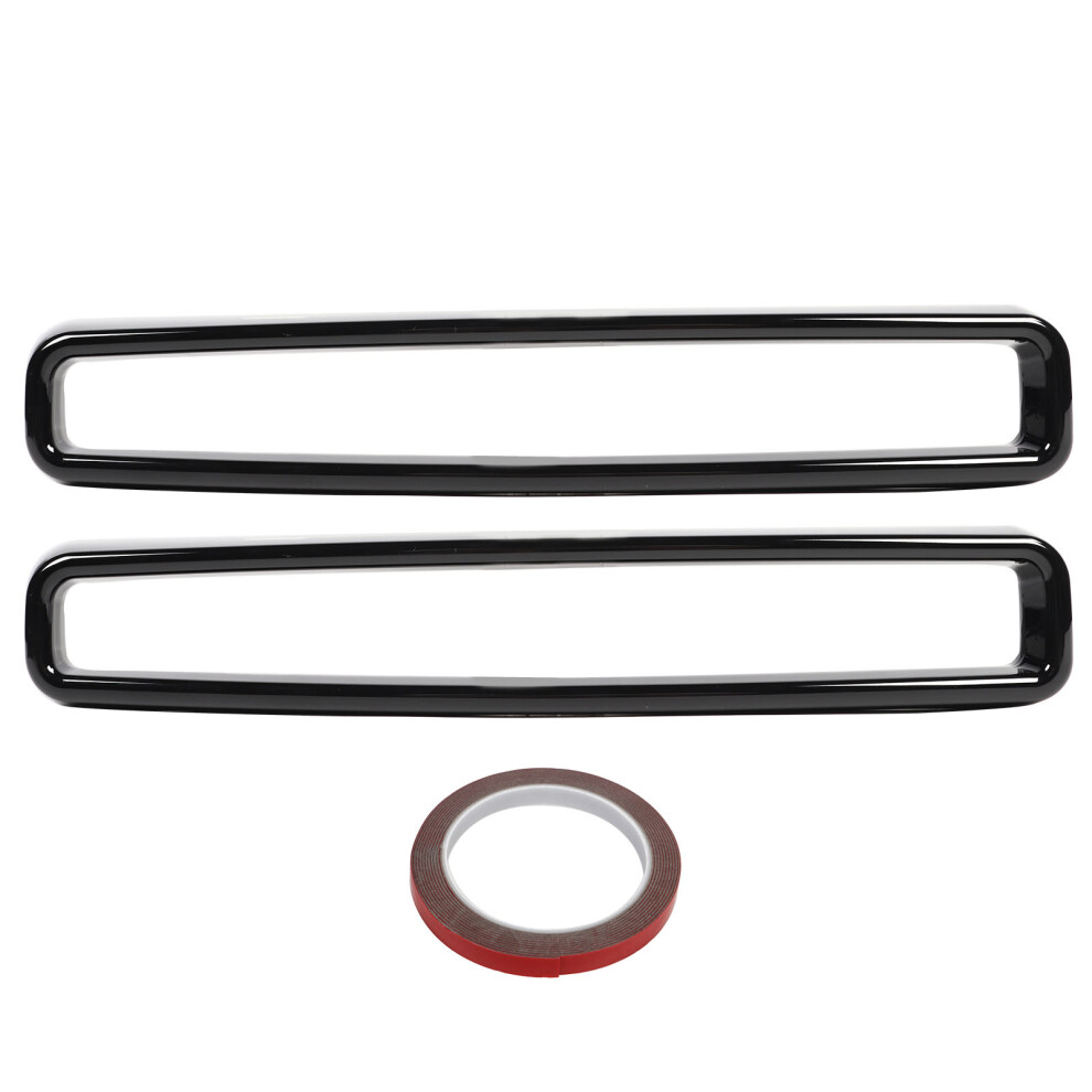 Upgrade Your Dodge Challenger With Glossy Grill Trim Black 8441353071743