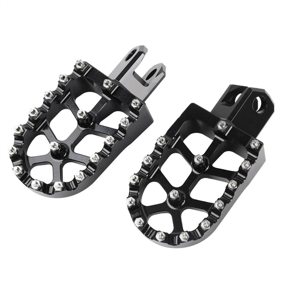 Motorcycle Footpegs For Suzuki Drz400s Drz400sm Compatible With Rm250z Rmx250 Rm125 Klx400r Kx500 Black 9393856237401