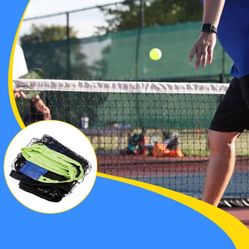 Pickleball Replacement Net Solo Practice 10ft x 2.7ft Black Polyester Net Training Tool for Home Driveway Badminton 1