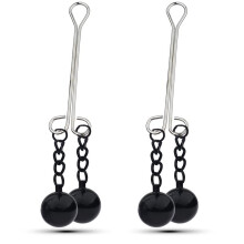 Nipple Clamps Flower Design Adjustable Chain Clamp Set BDSM Non-Piercing For Women