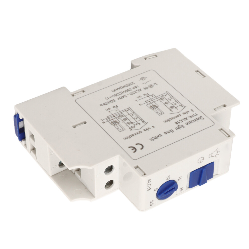 220V Ac Timer Switch Circuit Breaker 0.5-20Min For Lighting & Device Control 8781353083156