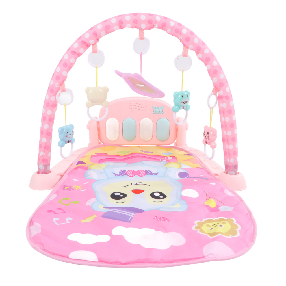 Interactive Baby Play Mat Gym For Sensory & Motor Development Pink