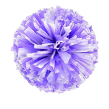 4 Pcs Cheerleading Pom Poms For Cheerleading And Dance Teams, Flower Ball Design, Color 8, 4 Pack For Party Decor