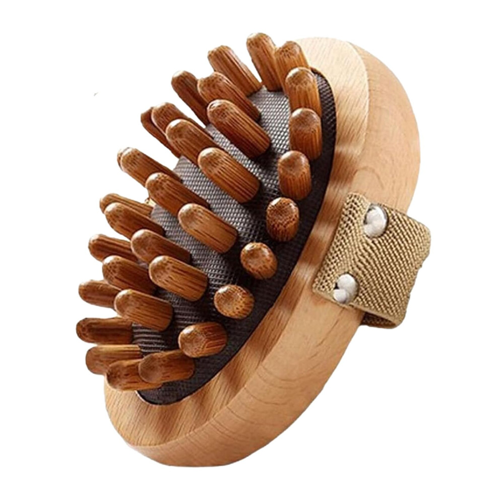 Meridian Pressure Brush Wood Therapy Massager For Belly Fat Lymph Drainage, Trigger Point Massager, Comb Wood A 1 PCS