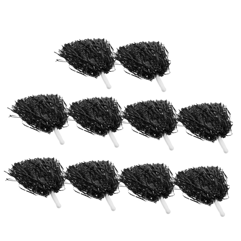 10pcs Reusable Cheer Pompoms For Sports Events And Competitions, Dance Performances And Celebrations, Cheering Props-image-OPC-PKZ82SB-NEW