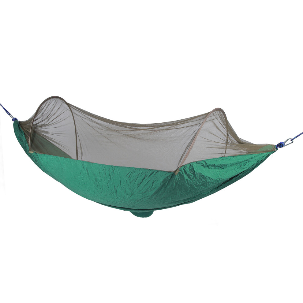 Portable Dark Green Camping Hammock, 260x140cm, 200kg-image-OPC-PKZ82ZP-NEW