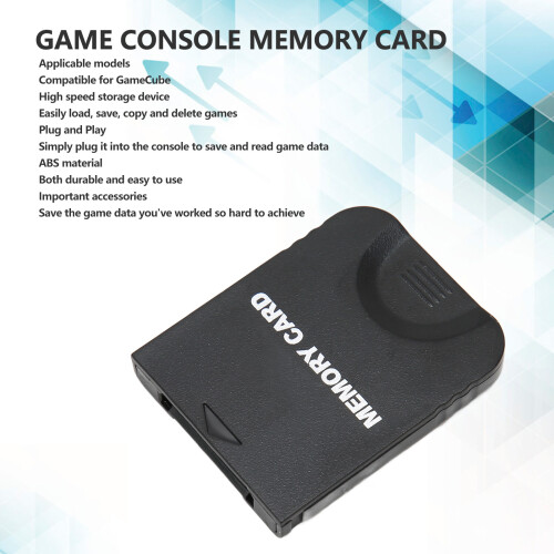 High Speed 64MB Gamecube Memory Card Plug and Play Data Accessory 2