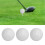3Pcs Double Layer Golf Practice Balls - Synthetic Rubber & Sarin Material 15