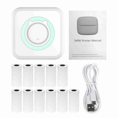 Mobiler Multifunktions-Fotodrucker Bluetooth 57 mm Tragbarer Thermodrucker DE 2