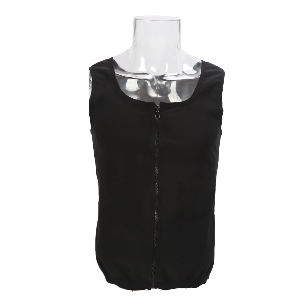 Men Sauna Shaper Vest L/XL Neoprene Waist Trainer Gym Fitness Workout Top
