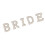 BRIDE Design Perl-Strassstein Buchstaben-Patch 5er-Pack 16