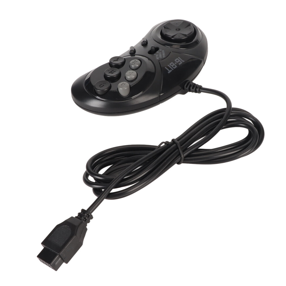 Ergonomic 9 Pin 16Bit Mini Handheld Controller For Sega Console Retro Gaming 8151353139571