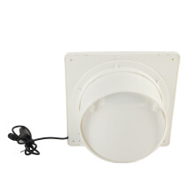 50W Solar Exhaust Fan 6in ABS Waterproof Ventilator for Greenhouses