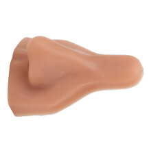 Flexibles Silikon-Nasenmodell für Piercing- und Nahtpraktiken, Dunkle Haut