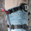 Roofing Harness, Adjustable Thickness Straps, Widened Protector Design, Black Heavy-Duty Rappelling Harness 5