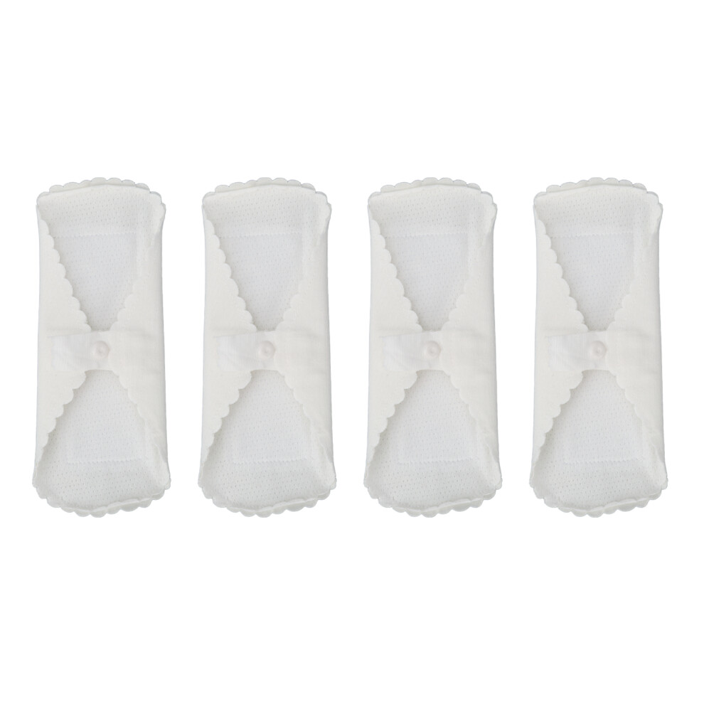 4PCS Reusable Leak Proof Cotton Menstrual Pads with Strong Absorption