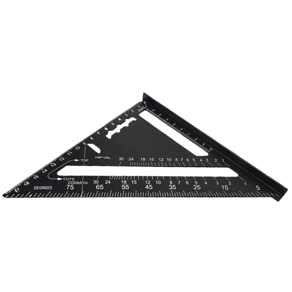 Triangle Ruler Aluminum Alloy, Metric Engineer Scale, Metal Precision Measuring Tool For Construction 9016109326775