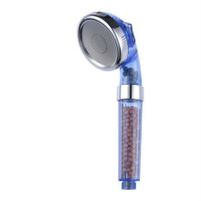 Shower Filter Bath Shower Head 3 Modes Adjustable Jetting High Pressure Water Saving Spa Nozzle Blue