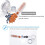 Shower Filter Bath Shower Head 3 Modes Adjustable Jetting High Pressure Water Saving Spa Nozzle Blue 3