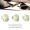 3PCS Ivory & Black Plastic Guitar Potentiometer Rotary Knobs for Volume Tone Control 5