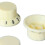 3PCS Ivory & Black Plastic Guitar Potentiometer Rotary Knobs for Volume Tone Control 10