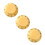 3PCS Yellow Plastic Guitar Tone/Volume Rotary Knobs with Gold Lettering 16