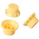 3PCS Yellow Plastic Guitar Tone/Volume Rotary Knobs with Gold Lettering 11