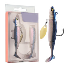 Swimming Bait Biomimetic Crankbait For Trout Zander And Salmon Glitter Blue Saltwater Model B