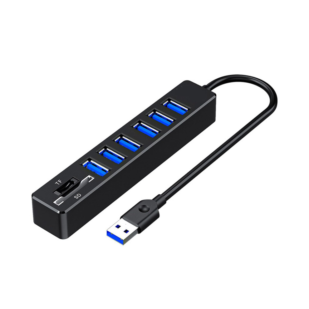 8 Port Usb Adapter Usb Expansion Card Reader For Computers Keyboard Quick Data Transfer 9354506199937