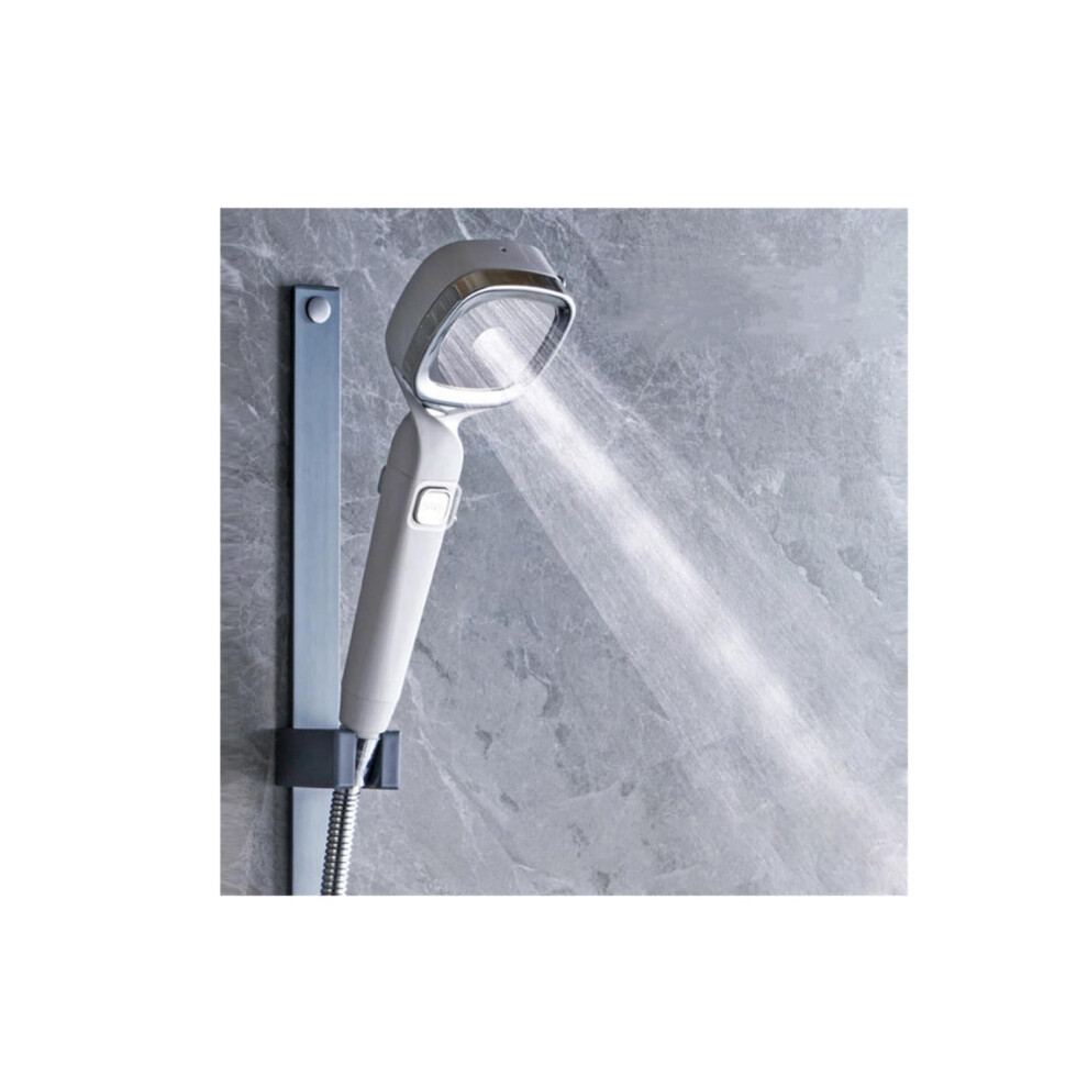 Handheld Shower Head With Hose Ionic Filter Head Rain Spray Low Flow Brushed Finish On Off Control Plastic 9016109327727