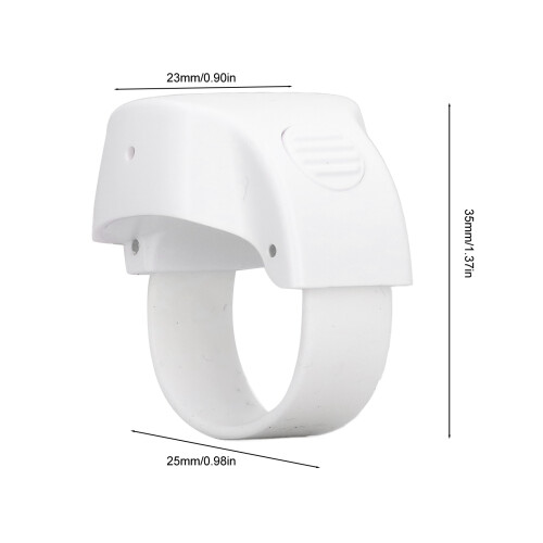 Rechargeable Bluetooth 5.1 Selfie Remote Control - White 10m Range 1