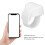 Rechargeable Bluetooth 5.1 Selfie Remote Control - White 10m Range 6