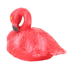 Floating Flamingo Decorations for Fish Pool, Lawn & Patio, Red Resin