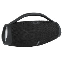 Waterproof RGB Bluetooth Speaker 1200mAh, 21x12x9cm, Portable Black