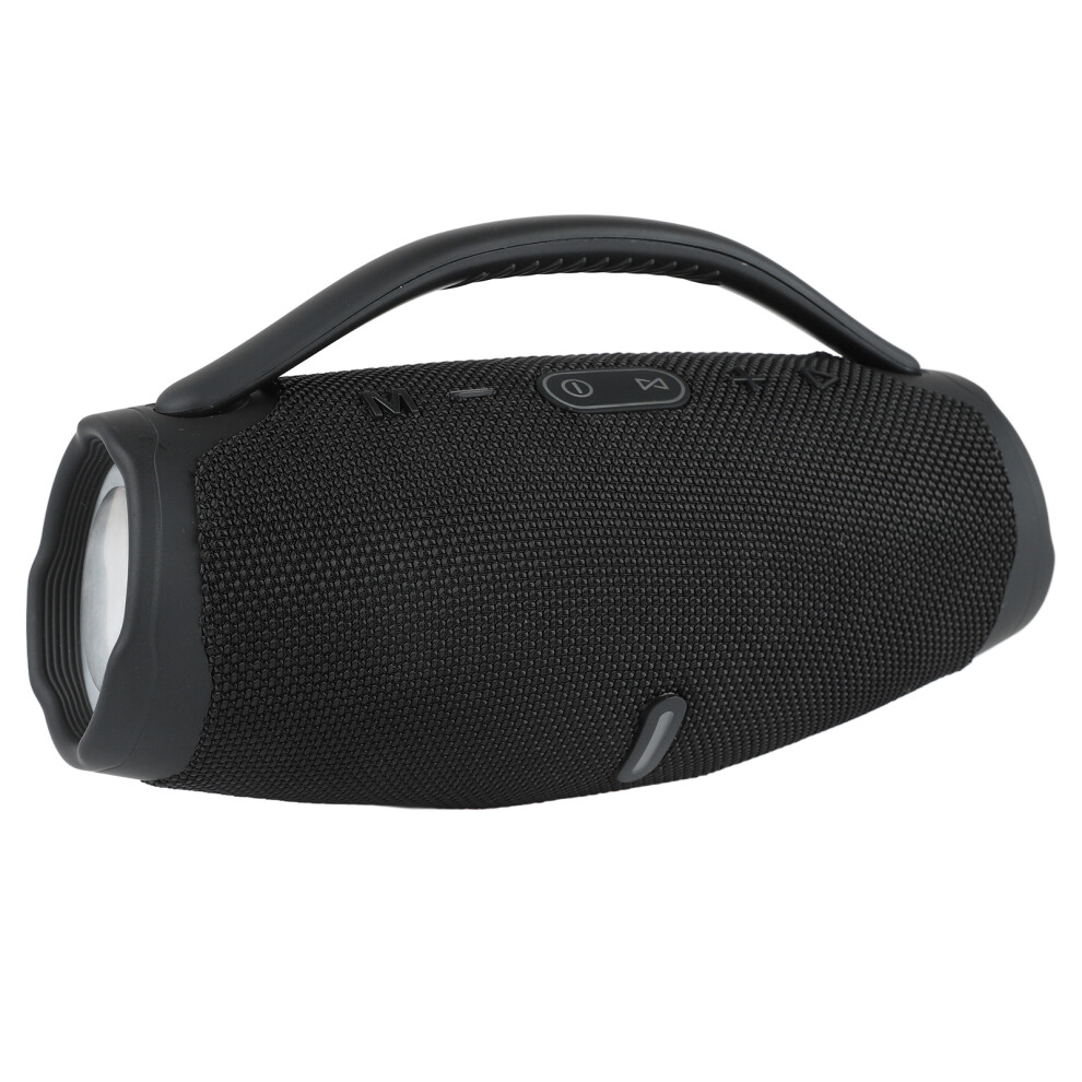 Waterproof Rgb Bluetooth Speaker 1200Mah, 21X12x9cm, Portable Black 4611353178658