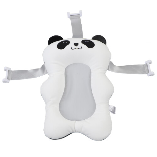 Baby Bath Tub Mat Cartoon Shape, Soft, Adjustable Strap, 1 Pack 1