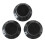 3Pcs Guitar Control Knob Set 1 Volume 2 Tone Black Plastic Instrument Accessory 11