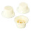 3Pcs Guitar Control Knob Set Ivory White Plastic Replacement for Volume & Tone 1