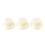 3Pcs Guitar Control Knob Set Ivory White Plastic Replacement for Volume & Tone 3